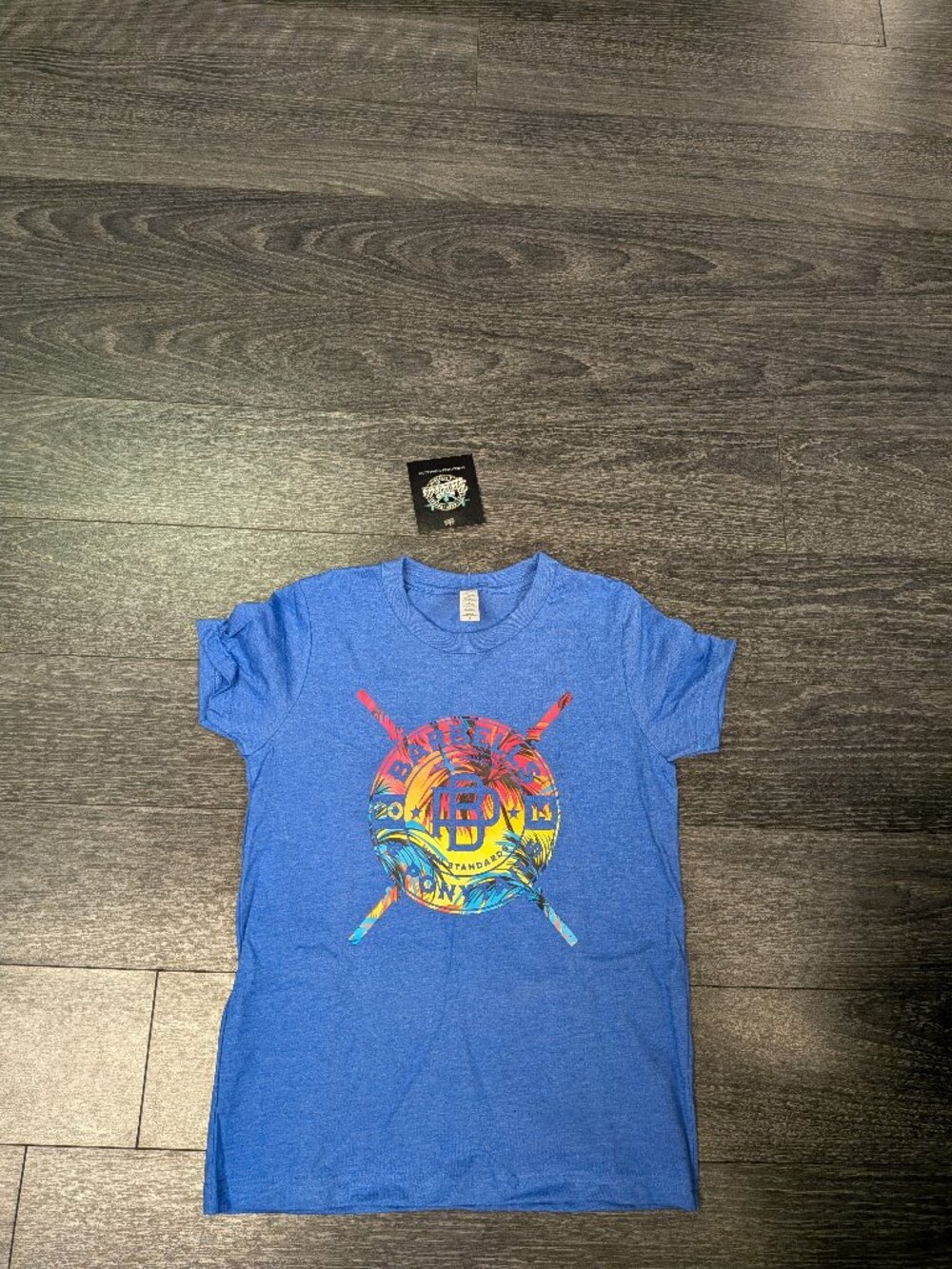 Barbells And Ponytails KIDS "Palm Power" S/S T-Shirt  Sz 6-8 S